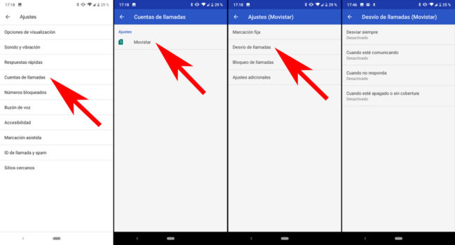Cómo desviar las llamadas de un número a otro en Android