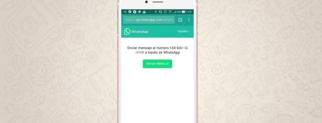 Cómo enviar mensajes en WhatsApp sin registrar el número