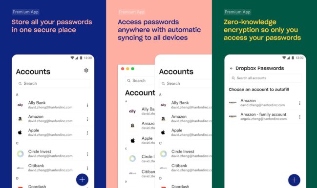 Dropbox Passwords: gestor de contraseñas de Dropbox en Android