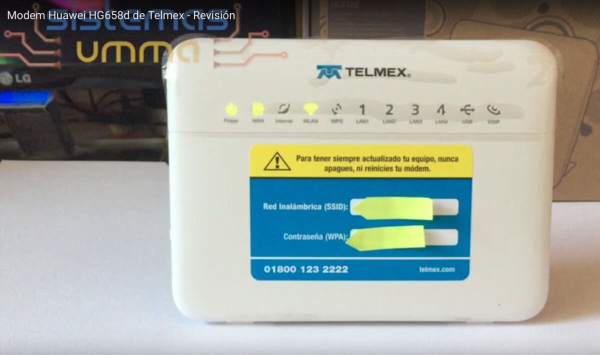 Acceso a modem Telmex: configuración, cambio de contraseña y personalización